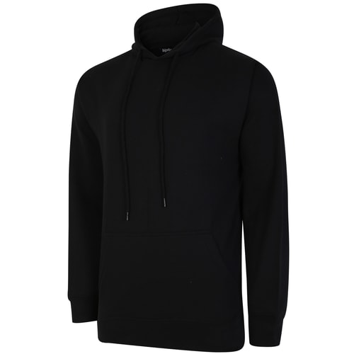 Bigdude Relaxed Fit Lightweight Hoody Black Tall